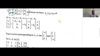 Lec.2 Characteristic vector and Characteristic root of a square matrix
