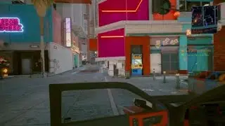 Cyberpunk 2077 PS4 Pro Driving