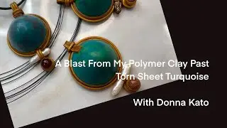 A Blast From My Polymer Clay Past: Simple Sheet Turquoise!