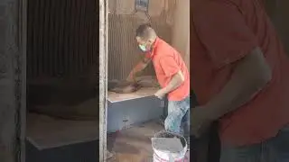 Tile installation P5826#shorts