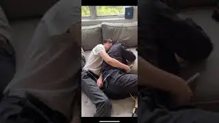 Manager ty caught North Star Boys sleeping on the couch 