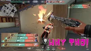 1 VS 5 DAMN I'M NOT NOOB BRO | VALORANT  4K
