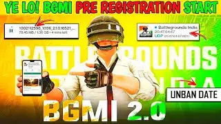 YE LO 😍 BGMI PRE REGISTRATION START | BGMI UNBAN |  BGMI UNBAN NEWS | BGMI UNBAN NEWS TODAY | GLAX