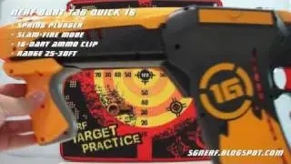 Nerf Dart Tag Quick 16 - Demo & Test Fire