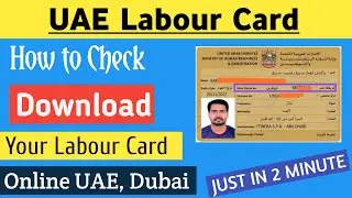 Uae labour card check | how to download labour card online