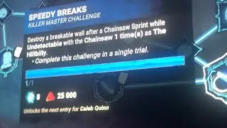 How to do the Speed Breaks Killer Master Challenge in Dead by Daylight