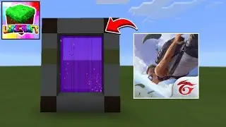 How to Make a PORTAL to FREE FIRE in LOKICRAFT