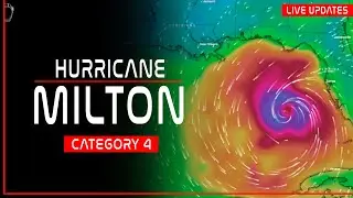 🔴LIVE! Hurricane Milton Live Tracker | CAT 5 CONFIRMED
