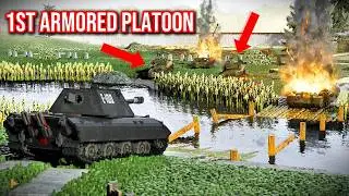 ⚔️ REALISTIC WW2 Tank Battle – 1st Armored Platoon vs Iron Fang Brigade – Teardown