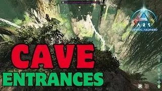 First Look At Caves & Base Spots! ARK SURVIVAL ASCENDED!