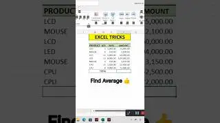 #excel #average #excelhacks #viral #shorts #shortsfeed #ytshorts #sequence #exceltutoring #how