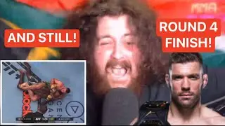 THE MMA GURU REACTS TO DRICUS DU PLESSIS SUBMITTING ISRAEL ADESANYA IN ROUND 4 AT UFC 305!!!