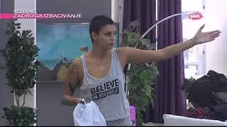 Zadruga - Otkriveno da je Mina spavala sa Đeksonom - 18.09.2017