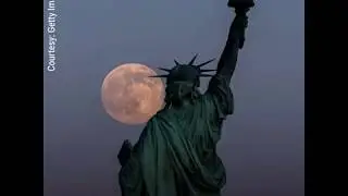 The first supermoon of 2020