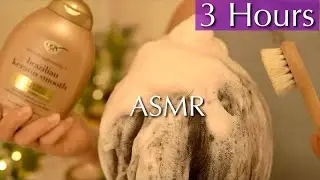 3 Hours of Relaxing Shampoo & Hair Wash | No Talking, Dark Light