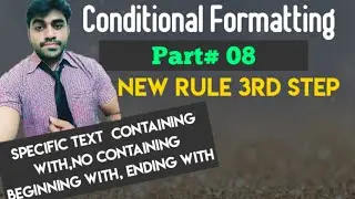 New rule 3rd part(Specific text,  Beginning with,Ending with, Containing with,Not containing )C.F