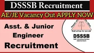 DSSSB Vacancy 2022: दिल्ली में JE/AE पदों पर सरकारी नौकरी पाने का मौका#dsssb#dsssbje#upsc#tet#shorts