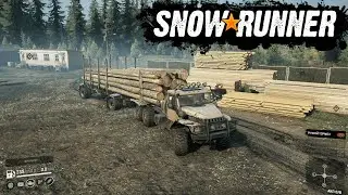 SnowRunner ПТС Деревянный мост