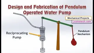 Pendulum Operated Water Pump |  Mechanical Mini project