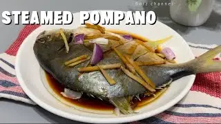 With just a few ingredients, no problem! Steamed Pompano #borzchannel 