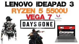 Lenovo Ideapad 3 Ryzen 5 5500U Teste em Jogos - DAYS GONE