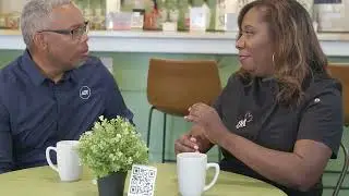 Stephen Williams and 'Chef Mo'