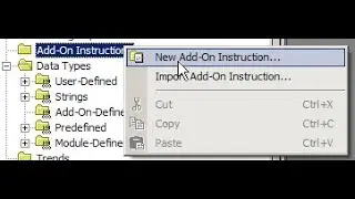 Add on instructions in Studio 5000