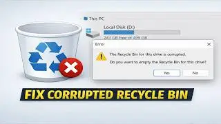 How to Fix the Recycle Bin for this Drive is Corrupted on Windows 10 and 11