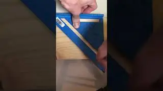 Find Center Of Board Fast (Speed Square Tip)