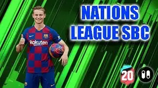 NATIONS LEAGUE, FRENKIE DE JONG ALL STAR PACYBITS SBC SOLUTION *TUTORIALS* PACYBITS FUT 20