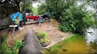 Валим рибу на трубах! Рибалка на коропа та карася на Дніпрі.