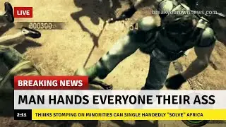 2B Helps Chris Redfield Solve The African Crisis Over The Weekend (LOUD SOUND WARNING)