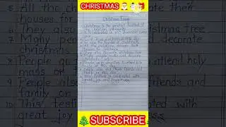 Christmas essay #shorts #christmasessay #essay
