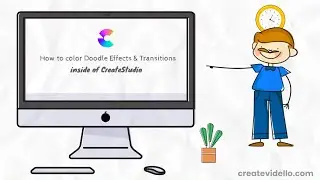 How To Color Doodle Effects & Transitions in CreateStudio