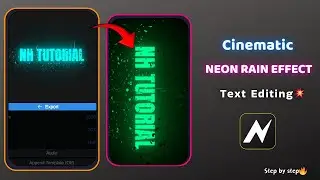 Create Neon Rain Text Effect in Node Video – Full Beginner Tutorial