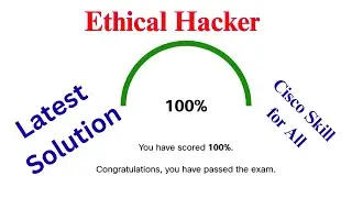 Ethical Hacker Final Exam Test Latest Solution | Cisco Skill Fol All | Cisco Networking Academy