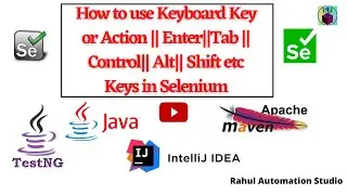 🔥🔥How to use Keyboard Key or Actions in Selenium - Selenium WebDriver Session 23🔥🔥