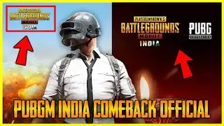 PUBG MOBILE INDIA COMEBACK CONFIRM | PUBG MOBILE COMING SOON - OFFICIAL NEWS | NEW PUBG FOR INDIA 😍👀