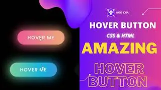 Amazing LED hover effect with HTML CSS