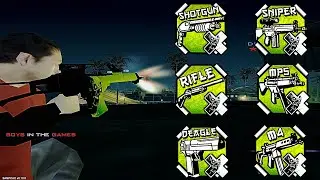 WEAPONS PACK BLACK & GREEN para GTA SAN ANDREAS SAMP MTA