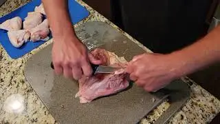 How to cut up a chicken