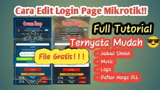 Cara Edit Login Page Mikrotik Versi Ramadhan 1443 H / 2022