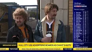 Hull fans embarrassed by club's ad boards!