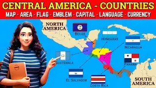 Central America Map Explained | Central American Countries Explained | 