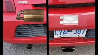 Stock vs Magnaflow Exhaust Comparison for MR2 Spyder