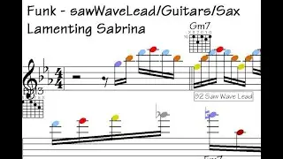 ⏹Sounds Like a Funky Alien Invasion. Funk Guitar, sawWaveLead & Hilarious Rhythmic Patterns - Lament