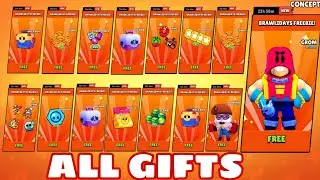 All GIFTS BRAWLIDAYS 🎁 2021 (Сoncept)