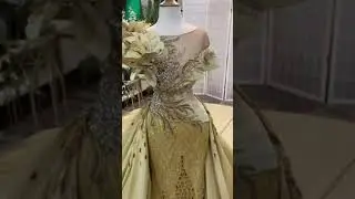 prom dress | party wear | wedding dress | golden dress