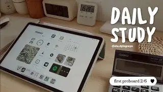 day 1 | daily study with reyn ☔ | 30 sec study timelapse | taking exams | study with me 🧸📝