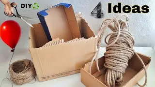 4 BRILLIANT HOME DECOR CRAFT IDEAS FROM WASTE MATERIALS♻️WASTE RECYCLING ♻️ DIY